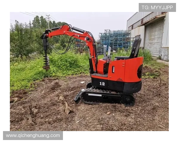 挖掘机果园开荒植树挖坑